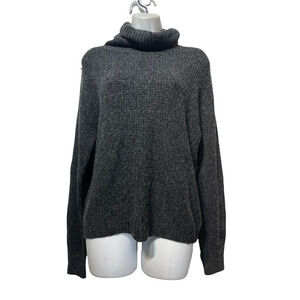 Abound Gray long sleeve cowl neck pullover sweater women’s size S